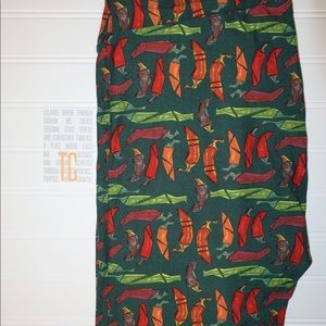 TC lularoe chili peppers